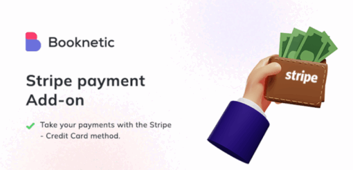 Stripe payment gateway for Booknetic
