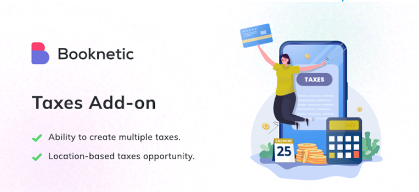 Tax add-on for Booknetic Tax add-on for Booknetic