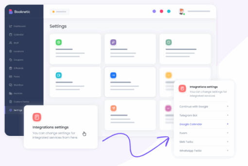 Twilio SMS action for Booknetic workflows