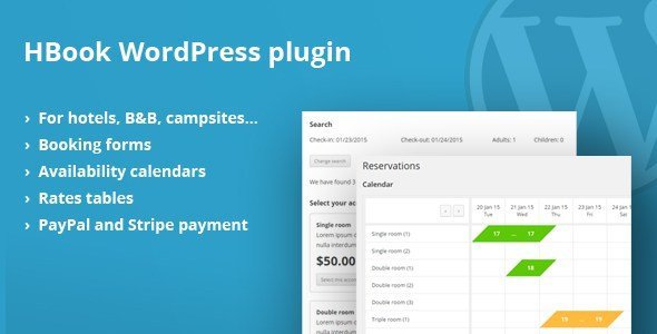 Hbook – Hotel Booking System – WordPress Plugin Hbook – Hotel Booking System – WordPress Plugin