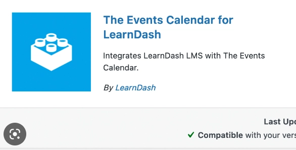 LearnDash LMS – The Events Calendar Integration LearnDash LMS – The Events Calendar Integration