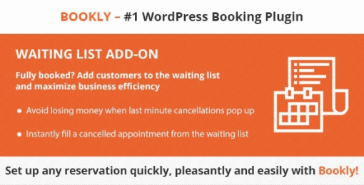 Bookly Waiting List (Add-on)