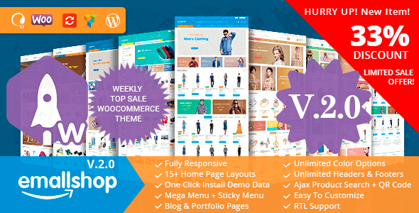 Emallshop – Responsive Multipurpose Woocommerce Theme Emallshop – Responsive Multipurpose Woocommerce Theme