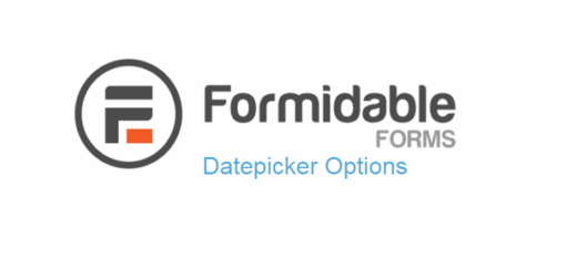 Formidable Forms – Datepicker Options