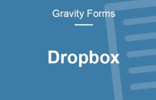 Gravity Forms Dropbox Add-On