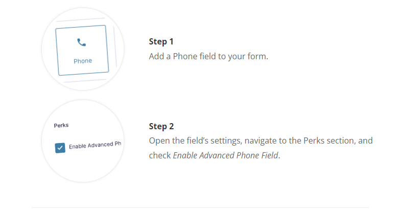 Gravity Perks Advanced Phone Field Gravity Perks Advanced Phone Field