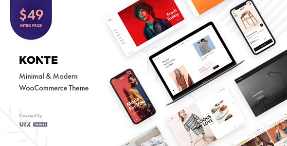 Konte – Minimal & Modern WooCommerce WordPress Theme Konte – Minimal & Modern WooCommerce WordPress Theme