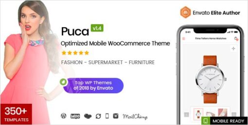 Puca – Optimized Mobile WooCommerce Theme