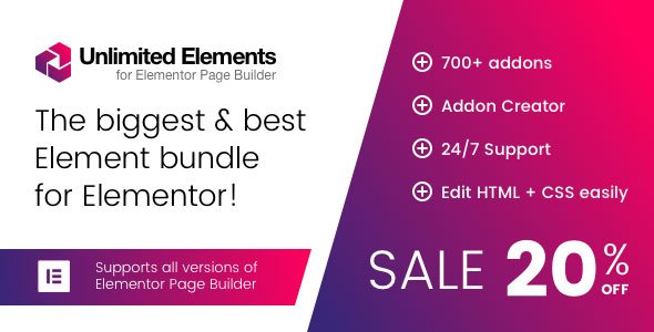 Unlimited Elements for Elementor Page Builder Unlimited Elements for Elementor Page Builder