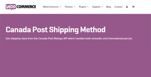 Woocommerce Canada Post Shipping Method