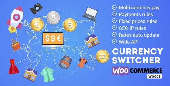 WooCommerce Currency Switcher WooCommerce Currency Switcher