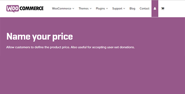 Woocommerce Name Your Price Woocommerce Name Your Price