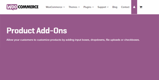 Woocommerce Product Add-Ons