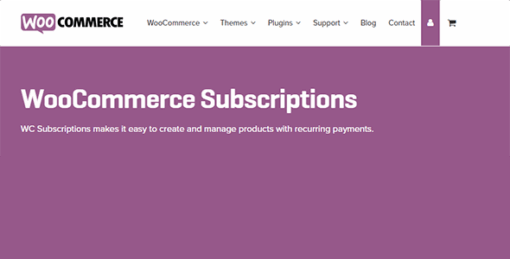 Woocommerce Subscriptions