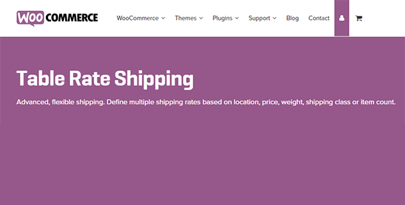 Woocommerce Table Rate Shipping Woocommerce Table Rate Shipping