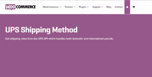 Woocommerce Ups Shipping Method