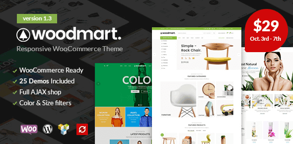 Woodmart – Responsive Woocommerce WordPress Theme Woodmart – Responsive Woocommerce WordPress Theme