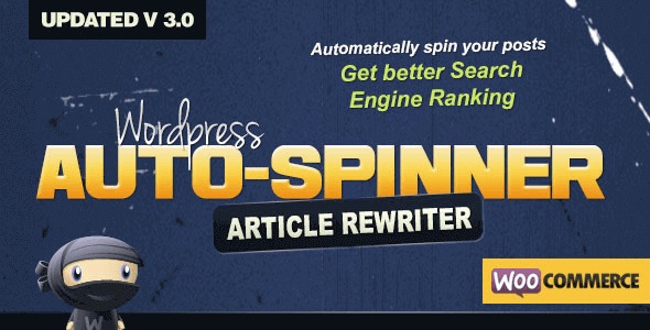 WordPress Auto Spinner – Articles Rewriter WordPress Auto Spinner – Articles Rewriter