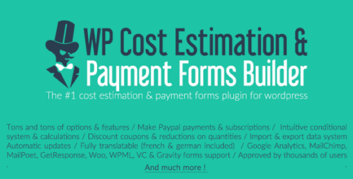Wp Cost Estimation & Payment Forms Builder