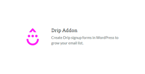 WPForms – Drip addon