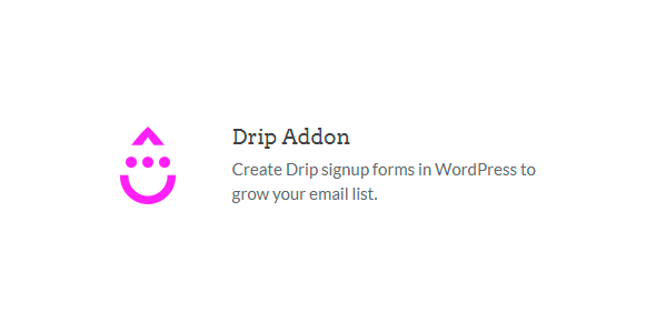 WPForms – Drip addon WPForms – Drip addon