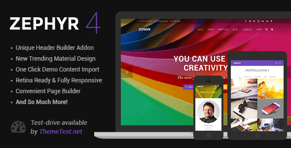 Zephyr – Material Design Theme Zephyr – Material Design Theme