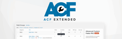 Advanced Custom Fields: Extended PRO