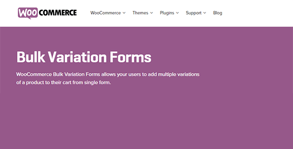 Woocommerce Bulk Variation Forms Woocommerce Bulk Variation Forms