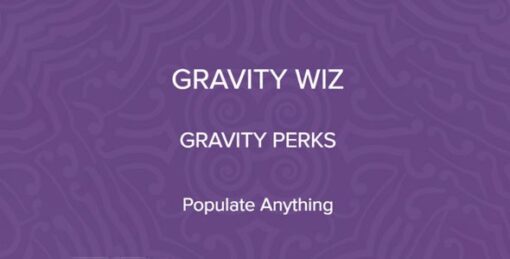 Gravity Perks – Populate Anything