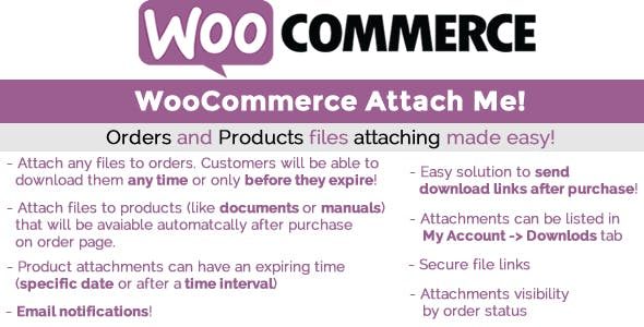 WooCommerce Attach Me! WooCommerce Attach Me!