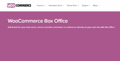 Woocommerce Box Office