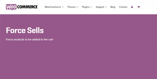 Woocommerce Force Sells