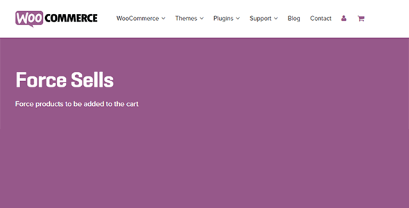 Woocommerce Force Sells Woocommerce Force Sells