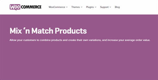 Woocommerce Mix And Match Products