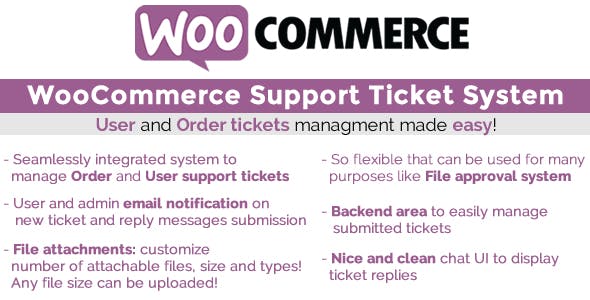 WooCommerce Support Ticket System WooCommerce Support Ticket System