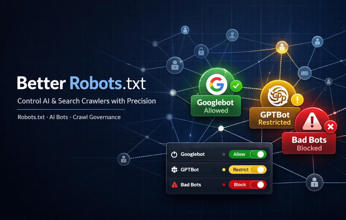 Better Robots.txt – AI-Ready Crawl Control & Bot Governance (Premium) Better Robots.txt – AI-Ready Crawl Control & Bot Governance (Premium)