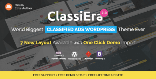 Classiera – Classified Ads WordPress Theme