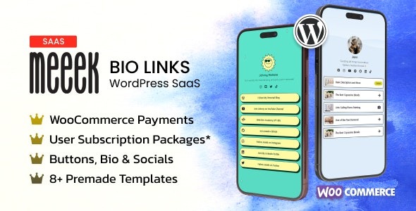 Meeek – SaaS Bio Links Plugin Meeek – SaaS Bio Links Plugin