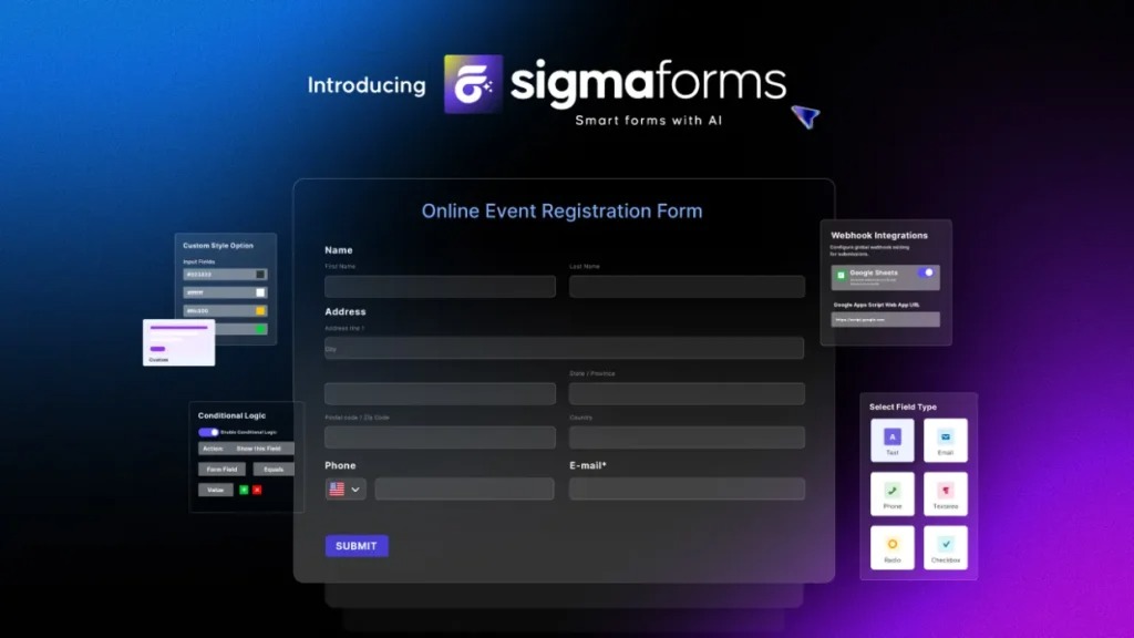 SigmaForms Pro – AI Generated Forms SigmaForms Pro – AI Generated Forms