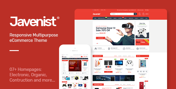 Javenist – Multipurpose Ecommerce WordPress Theme Javenist – Multipurpose Ecommerce WordPress Theme