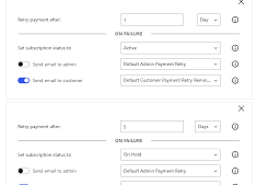 Flexible Subscriptions Payment Retry
