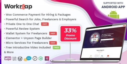 Workreap – Freelance Marketplace WordPress Theme