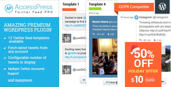 AccessPress Twitter Feed Pro AccessPress Twitter Feed Pro