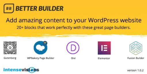 Better Builder – Addon for WordPress Page Builders