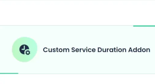 BookingPress – Custom Service Duration Addon