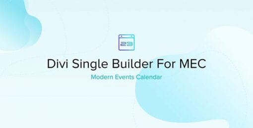 Divi Single Builder for MEC