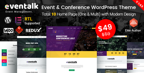 EvenTalk – Event Conference WordPress Theme EvenTalk – Event Conference WordPress Theme