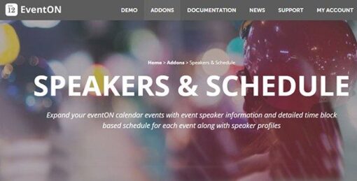 EventON – Speakers & Schedule