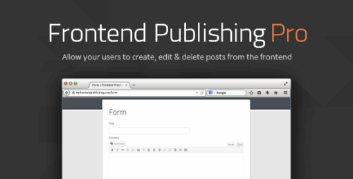 Frontend Publishing Pro
