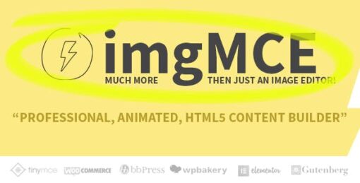imgMCE – Professional, Animated Image Editor & HTML5 content builder